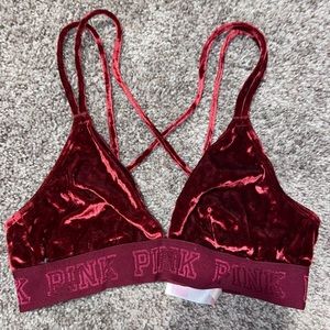 Velvet bralette